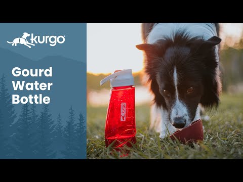 Kurgo Gourd Water Bottle & Bowl
